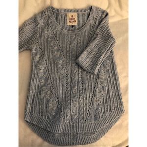 5/$25 Periwinkle Cable Knit Sweater